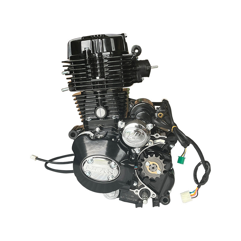 Motorcycle Gear Manufacturers - オフロードバイク空冷式黒色誘導式5速国際167FMMエンジン