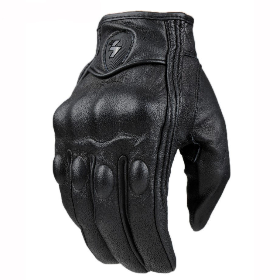Motorcycle Gear Gloves - 2025 オートバイ手袋ヤギ革レザータッチスクリーン男性女性モト手袋オートバイ保護具モトクロスグローブフリー船