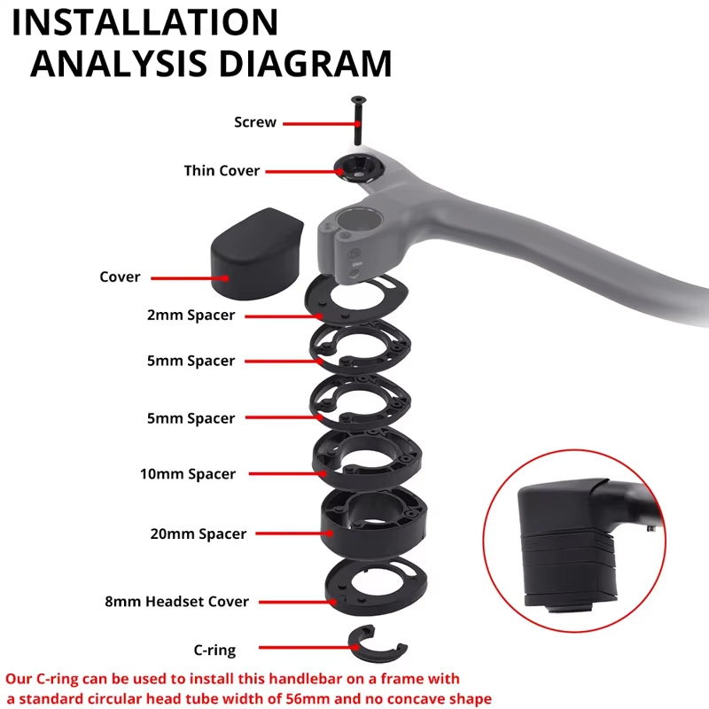 Phone Mount Handlebar - ULLICYC Creston IC 1:1一体型ケーブル ハンドルバー ロードバイク
