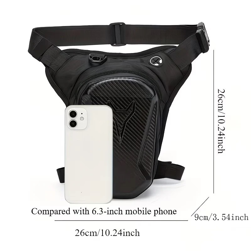 Motorcycle Gear Companies - オートバイ用レッグタンクバッグ 防水ウエストパック クロスボディ ライダー バイカー ドロップサイバッグ