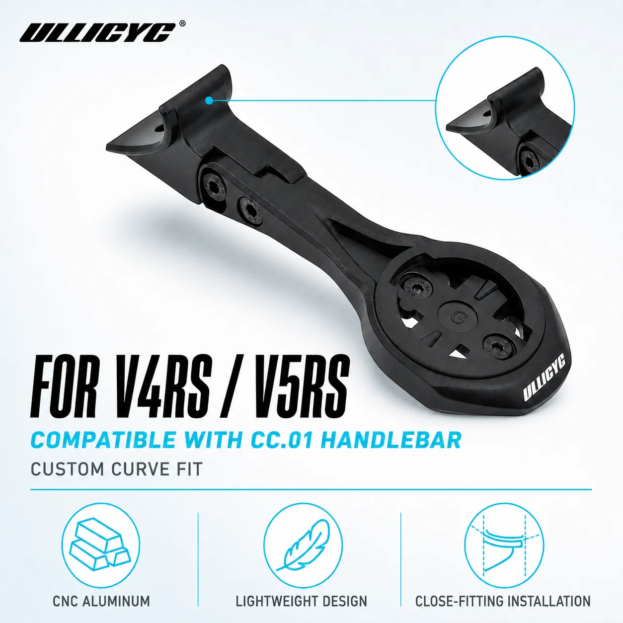 Phone Mount Handlebar - ULLICYC V5RS C68 V4RS CC.01 用一体型ハンドルバーコンピューターマウント