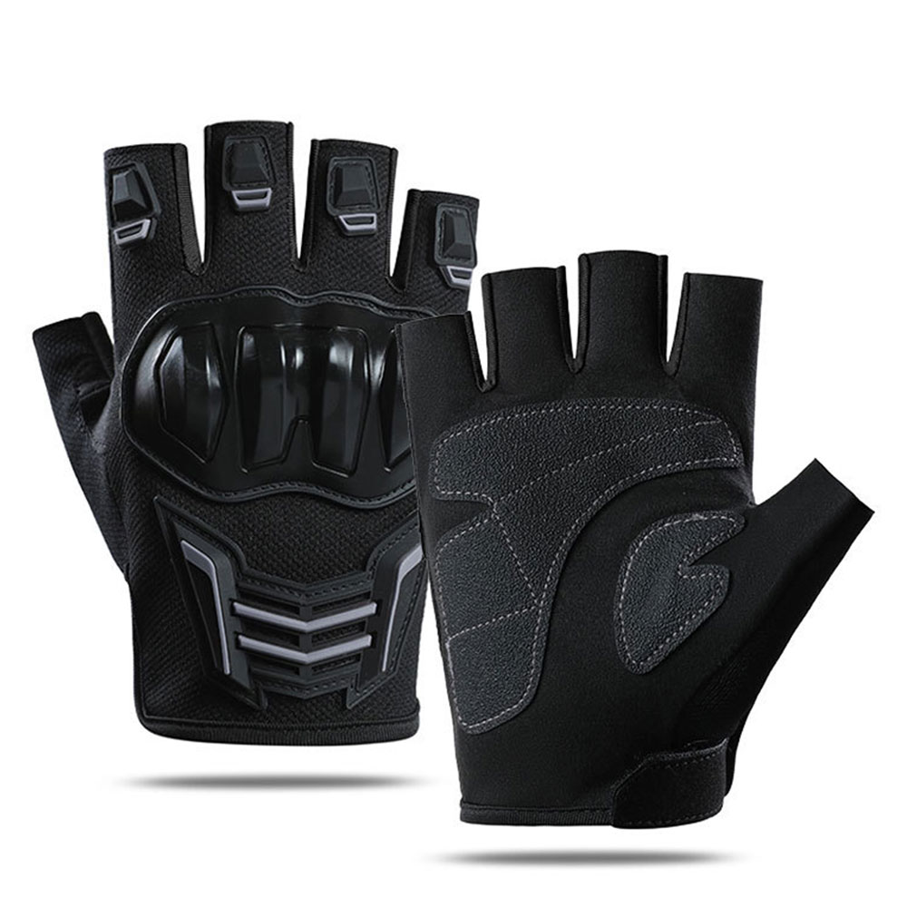 通気性オートバイ手袋夏ハーフフィンガー Guantes モト - Motorcycle Gear Gloves のレビューと価格