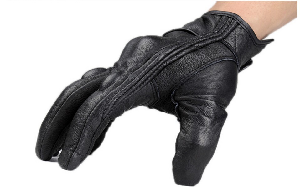 2025 オートバイ手袋ヤギ革レザータッチスクリーン男性女性 - Motorcycle Gear Gloves のレビューと価格