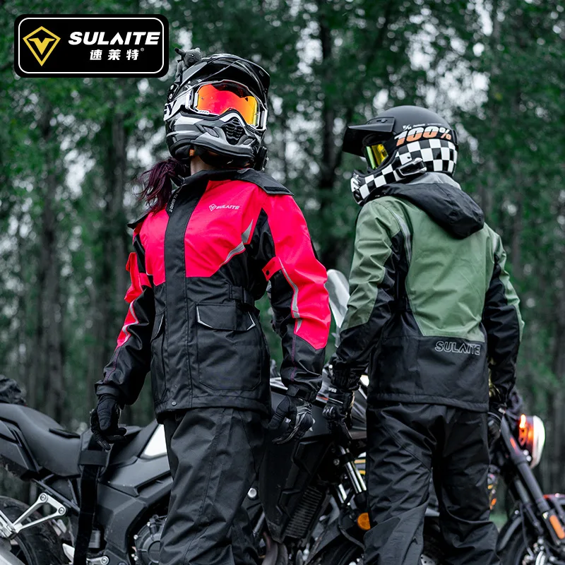 男性と女性のためのオートバイのライダーレインコート,レインコ - Gearx Motorcycle Jacket のレビューと価格