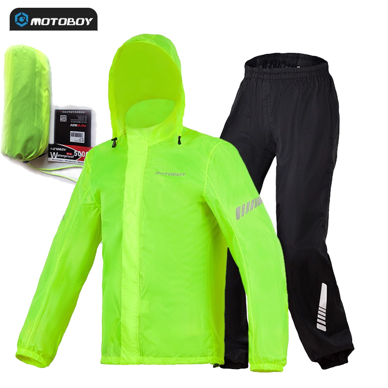 超薄型レインコート防水バイク用男性レインコート MOTOBO - Motorcycle Gear Companies のレビューと価格