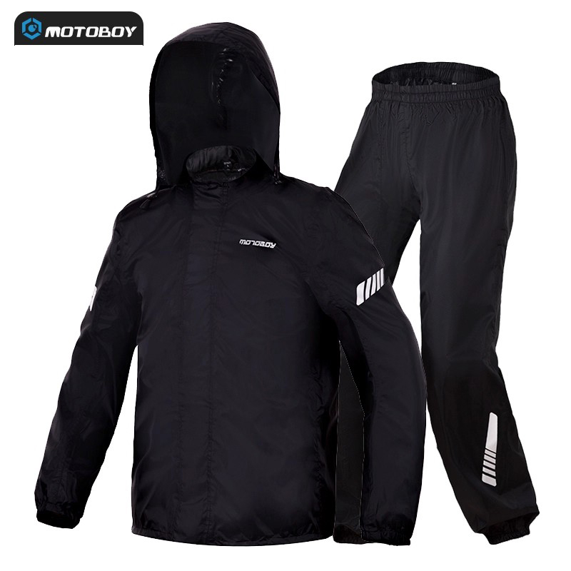 超薄型レインコート防水バイク用男性レインコート MOTOBO - Motorcycle Gear Companies のレビューと価格