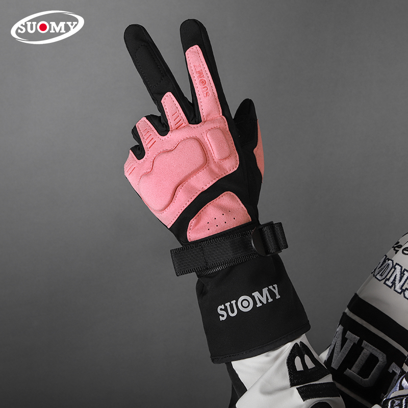 Suomy-中型のオートバイ用手袋,防水,滑り止め,暖かい保 - Motorcycle Gear Gloves のレビューと価格