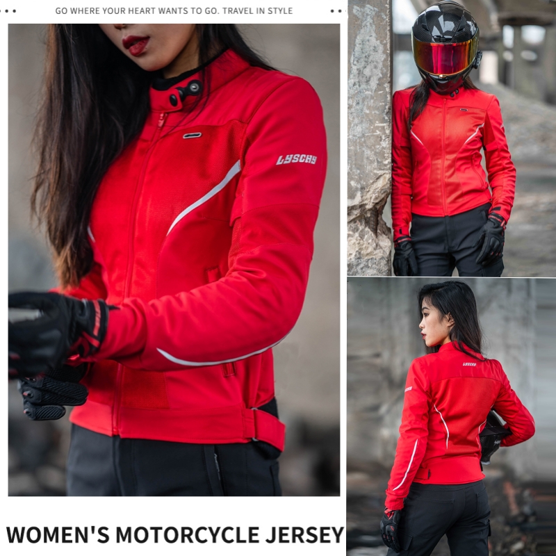 LYSCHY オートバイジャケット夏男性女性カップル通気性メ - Gearx Motorcycle Jacket のレビューと価格
