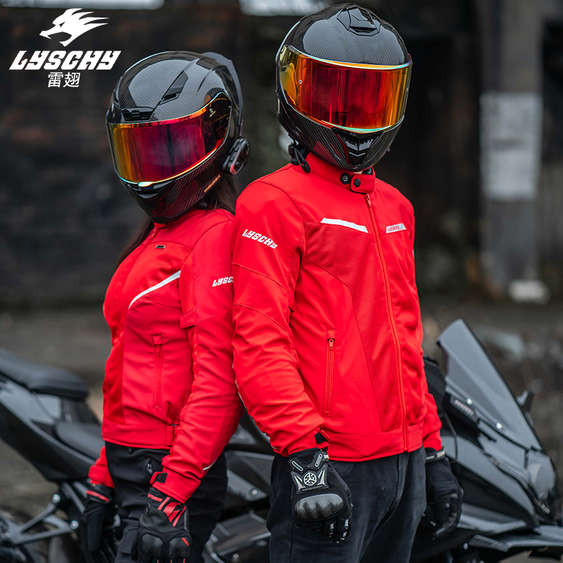 LYSCHY オートバイジャケット夏男性女性カップル通気性メ - Gearx Motorcycle Jacket のレビューと価格