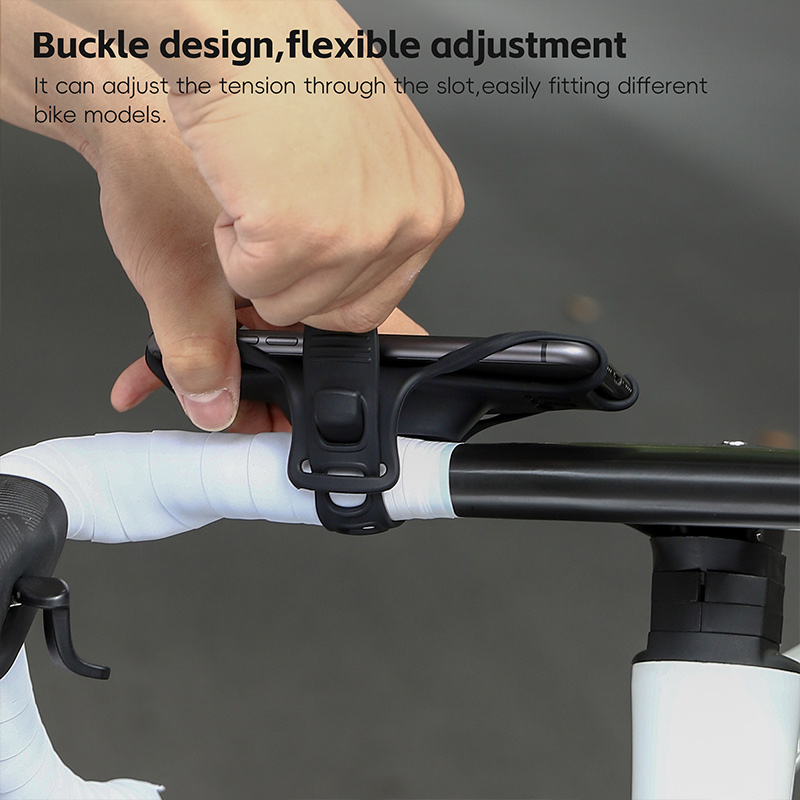 WEST BIKING ユニバーサルシリコンバイク電話ホルダ - Phone Mount Handlebar のレビューと価格