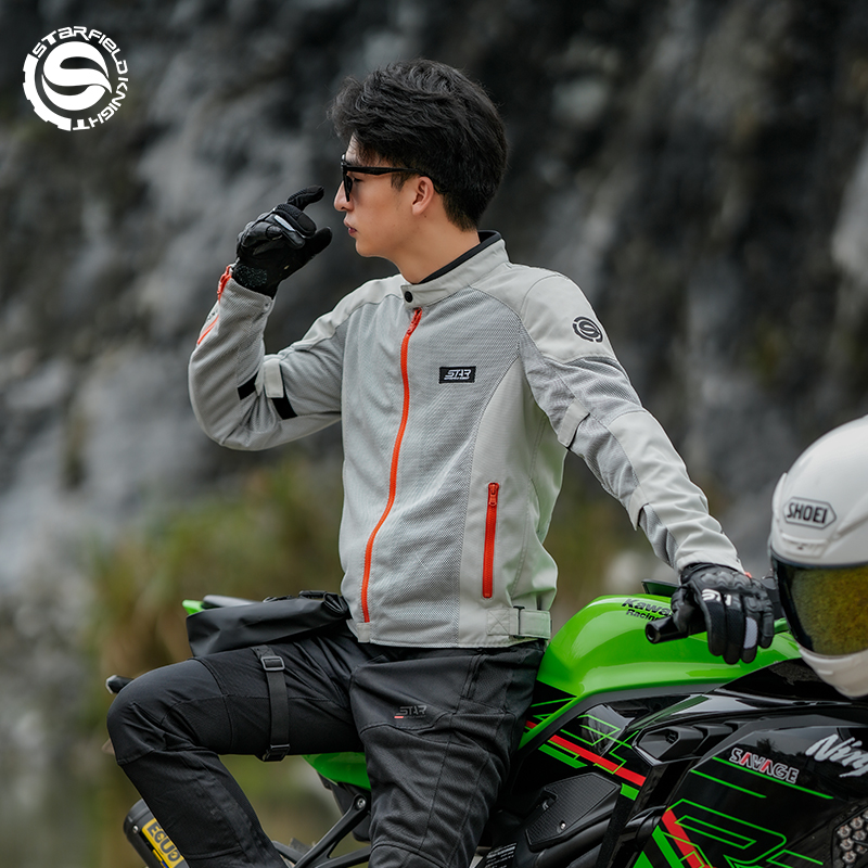 スターフィールドナイトオートバイジャケット春夏メッシュ通気性 - Gearx Motorcycle Jacket のレビューと価格
