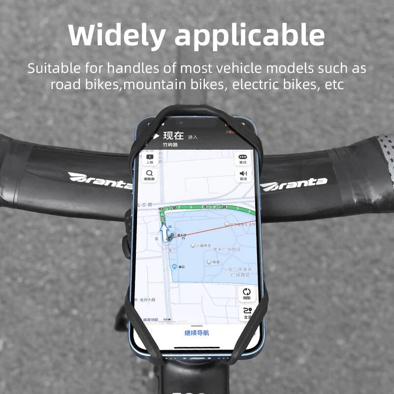 ユニバーサルシリコンバイク自転車オートバイマウントホルダーハ - Phone Mount Handlebar のレビューと価格