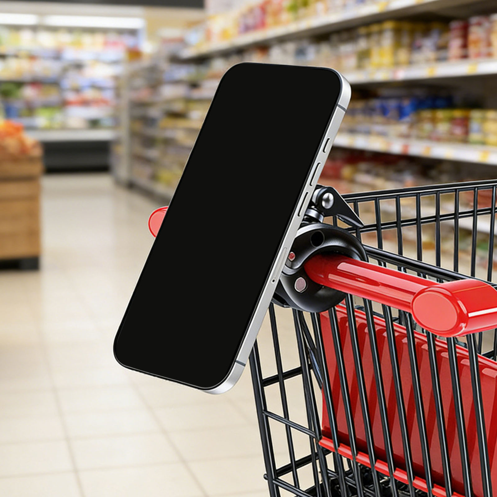 マグネット式スマホホルダー クランプマウント 360度回転  - Phone Mount Handlebar のレビューと価格