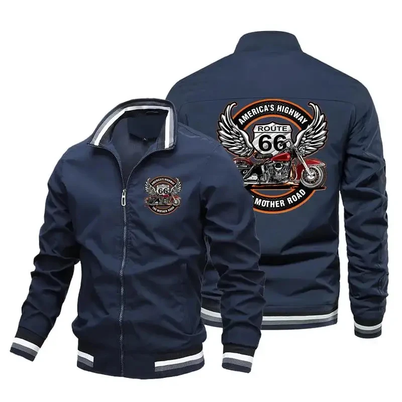 メンズ春と秋のアウトドアカジュアルヒップホップ野球ジッパース - Gearx Motorcycle Jacket のレビューと価格