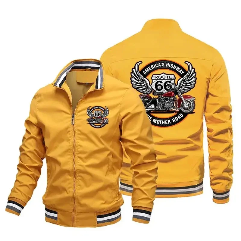 メンズ春と秋のアウトドアカジュアルヒップホップ野球ジッパース - Gearx Motorcycle Jacket のレビューと価格