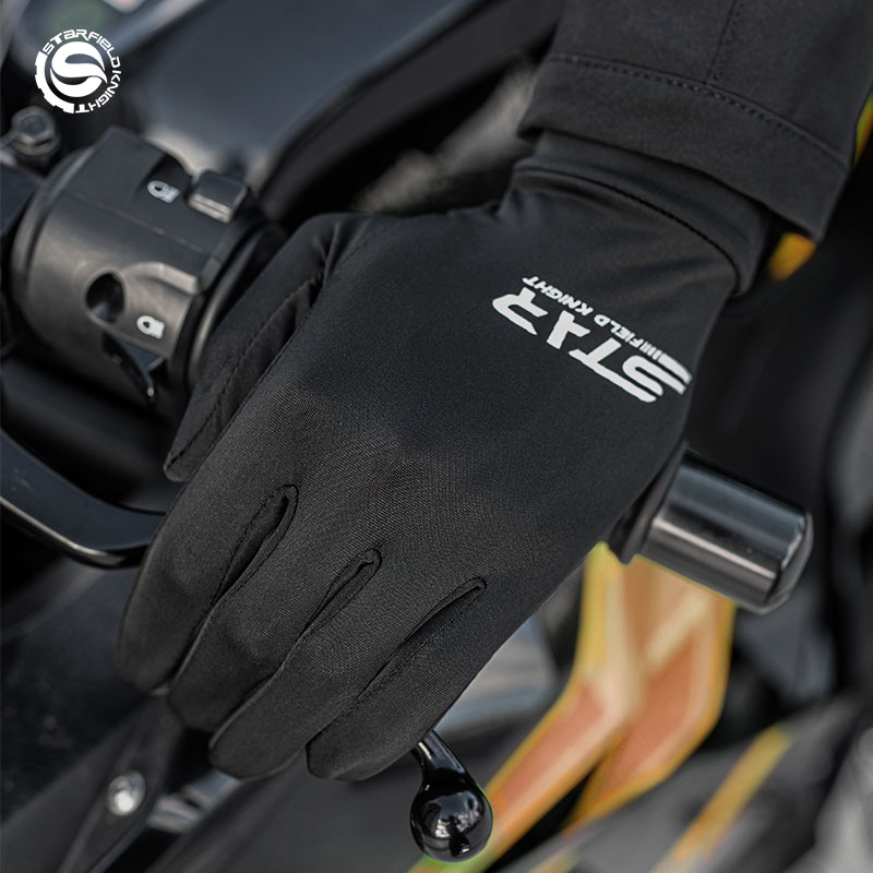 Sfk-黒のオートバイグローブライナー、夏、氷の絹の質感、汗 - Motorcycle Gear Gloves のレビューと価格