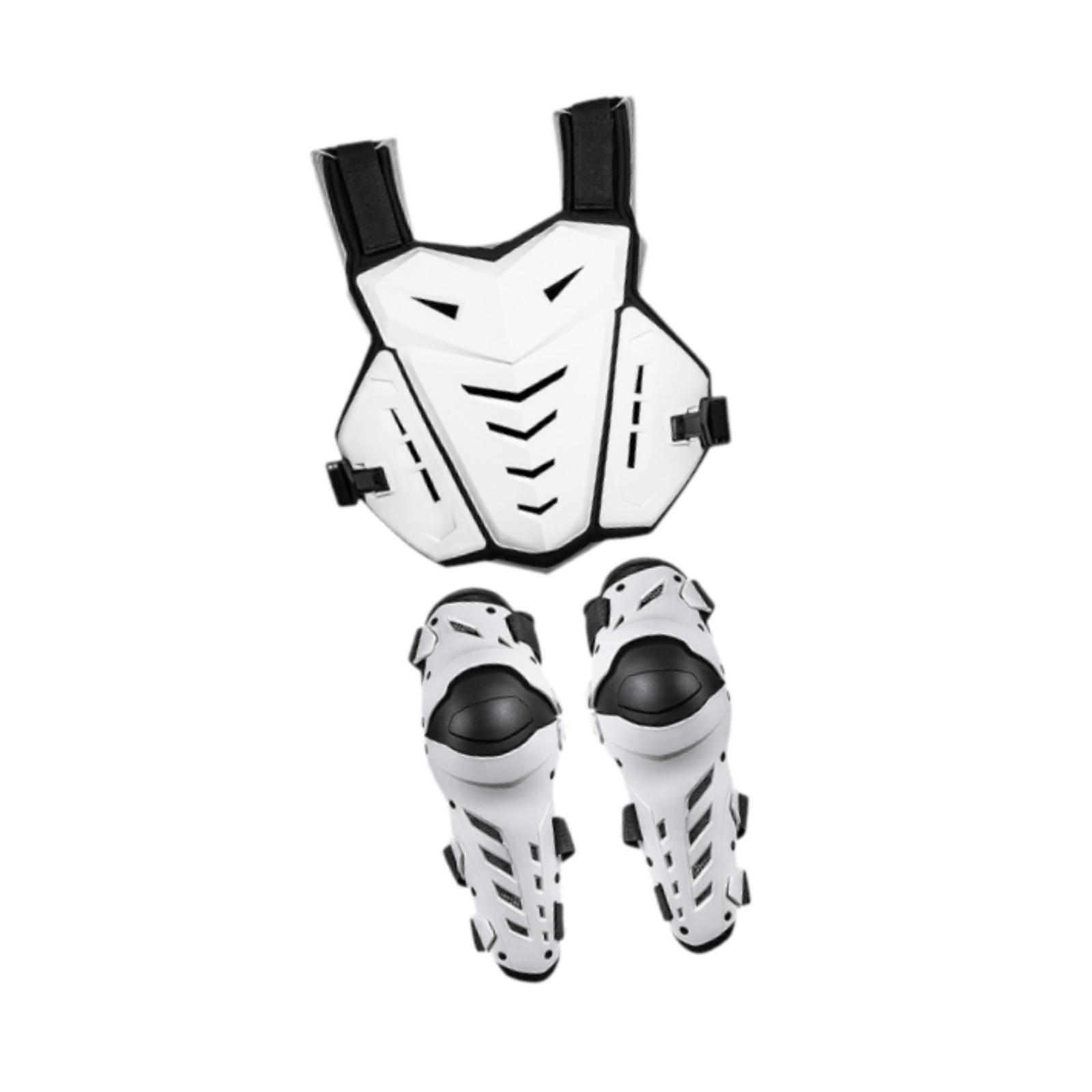 オートバイチェストプロテクター膝パッド人間工学に基づいた通気 - Motorcycle Gear Equipment のレビューと価格